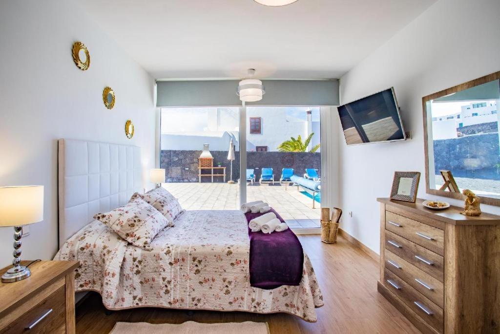 Eslanzarote Eco Villa Tony, Heated Pool, Jacuzzi, Sat Tv, Super Wifi La Costa Екстер'єр фото